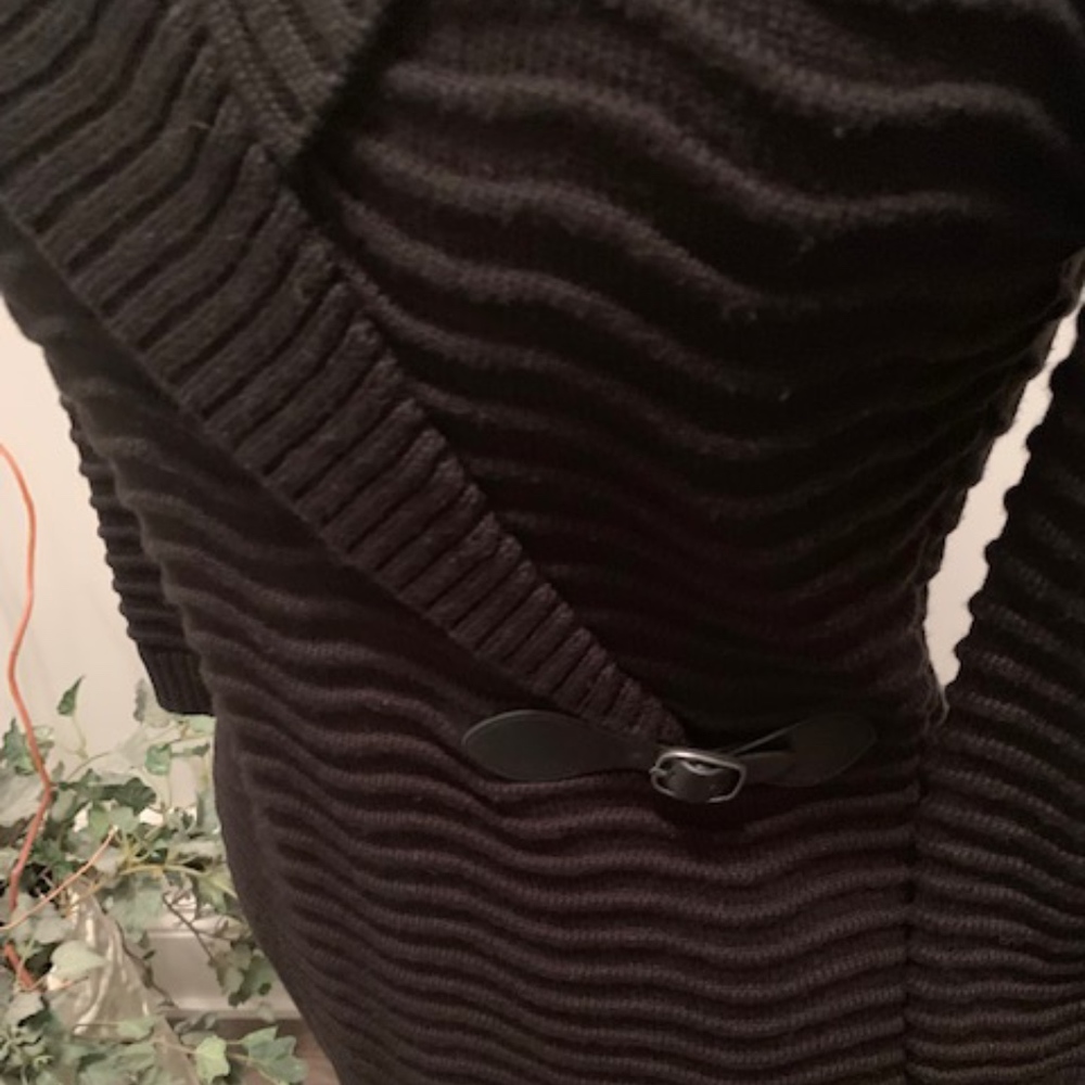 Calvin Klein Women's Black Sweater Knit Dress - Picture 4 of 8